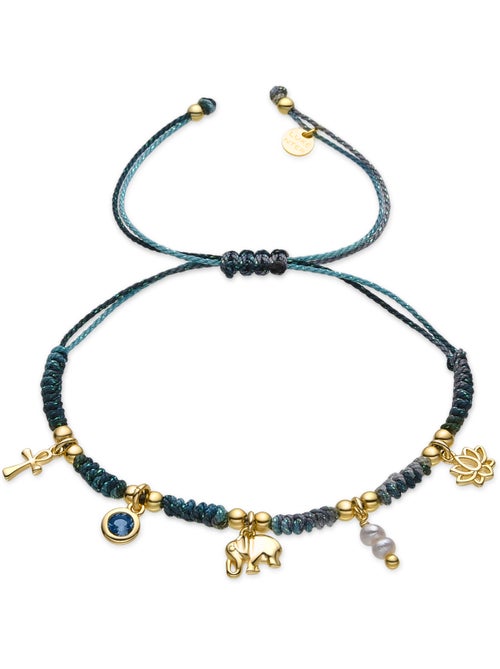 Bracelet Luxenter en argent 925 et or 18k avec zircons multicolores - Rukful - Kiabi
