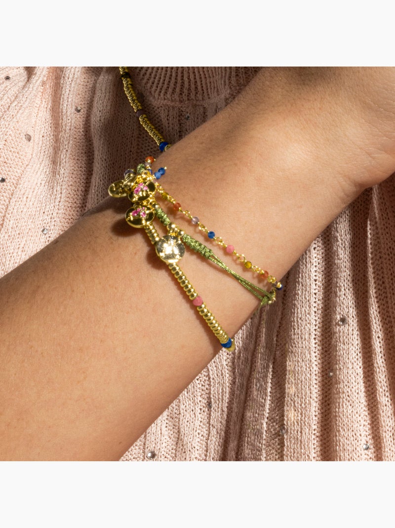 Bracelet Luxenter en argent 925 et zircon multicolore finition or 18k - Iorz Multicolore - Kiabi