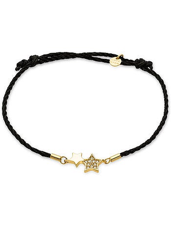 Bracelet Luxenter en argent 925 et zirconium brillant avec finition et plaqué or 18k - Hudap