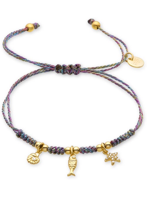 Bracelet Luxenter en argent 925 et zirconium brillant avec finition et plaqué or 18k - Linduk - Kiabi