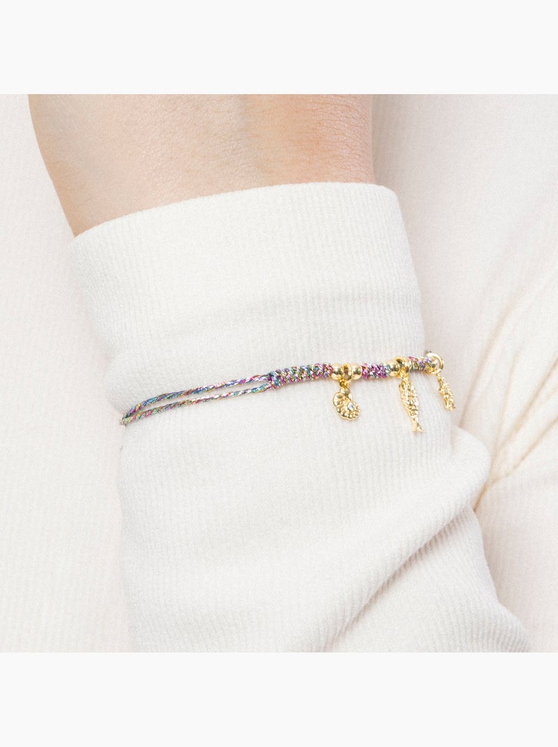 Bracelet Luxenter en argent 925 et zirconium brillant avec finition et plaqué or 18k - Linduk Blanc - Kiabi