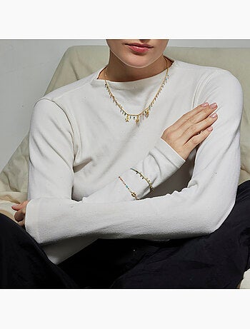 Bracelet Luxenter en argent 925 fini et plaqué or 18k - Muh
