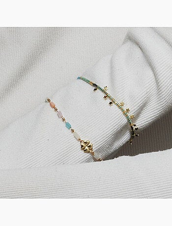 Bracelet Luxenter en argent 925 fini et plaqué or 18k - Muh
