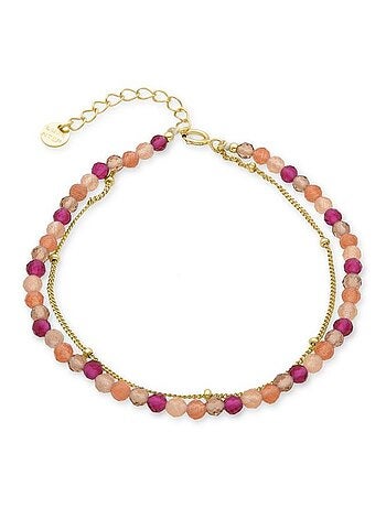 Bracelet Luxenter en argent sterling 925 avec cristal multicolore et finition en rhodium - Akrul