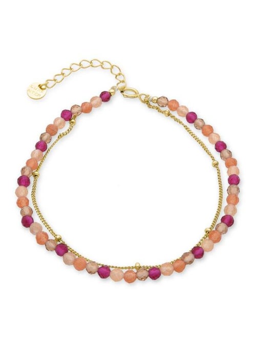 Bracelet Luxenter en argent sterling 925 avec cristal multicolore et finition en rhodium - Akrul - Kiabi