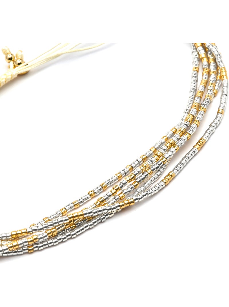 Bracelet Luxenter en argent sterling 925 avec finition rhodium - Duchi Doré/or - Kiabi