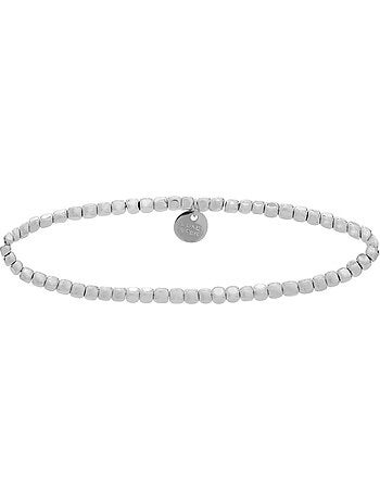Bracelet Luxenter en argent sterling 925 avec hématite, finition rhodium - Berhew