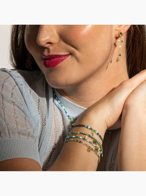 Bracelet Luxenter en argent sterling 925 et cristal bleu foncé, finition or 18 carats - Kalau - Kiabi Bracelet Luxenter en argent sterling 925 et cristal bleu foncé, finition or 18 carats - Kalau - Kiabi
