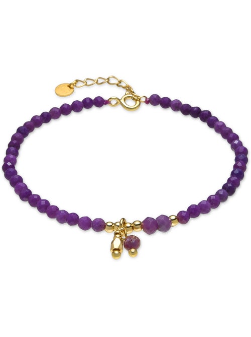 Bracelet Luxenter en argent sterling 925 et cristal violet, finition or 18 carats - Riccus - Kiabi Bracelet Luxenter en argent sterling 925 et cristal violet, finition or 18 carats - Riccus - Kiabi