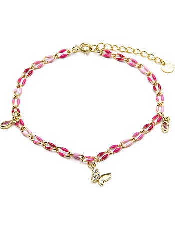 Bracelet Luxenter en argent sterling 925 et laqué rose, finition or jaune 18 carats - Axelon