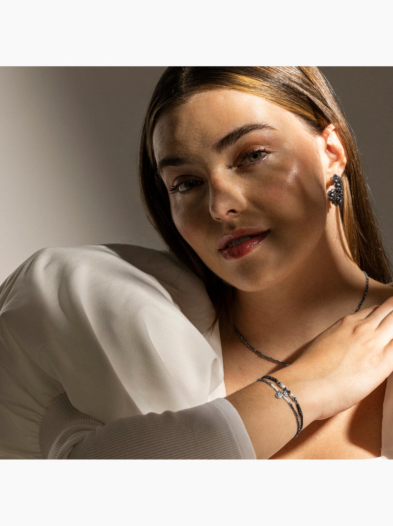 Bracelet Luxenter en argent sterling 925 et perle blanche avec finition rhodium - Nexa Argent - Kiabi