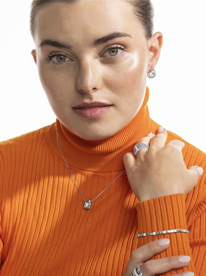 Bracelet Luxenter en argent sterling 925 et zircone brillante avec finition en rhodium - Dorane Blanc - Kiabi