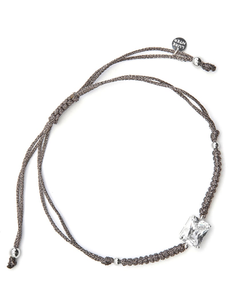 Bracelet Luxenter en argent sterling 925 et zircone brillante avec finition rhodiée - Setentaitres Argent - Kiabi