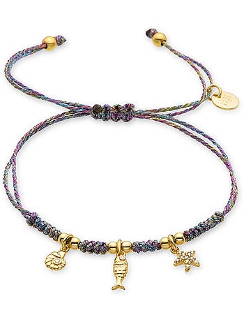 Bracelet Luxenter en argent sterling 925 et zircone brillante, finition en or jaune 18 k - Linduk