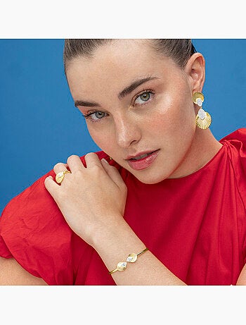 Bracelet Luxenter en argent sterling 925 et zircone brillante finition or 18k - Drakfar