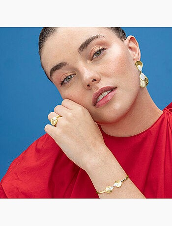 Bracelet Luxenter en argent sterling 925 et zircone brillante finition or 18k - Drakfar
