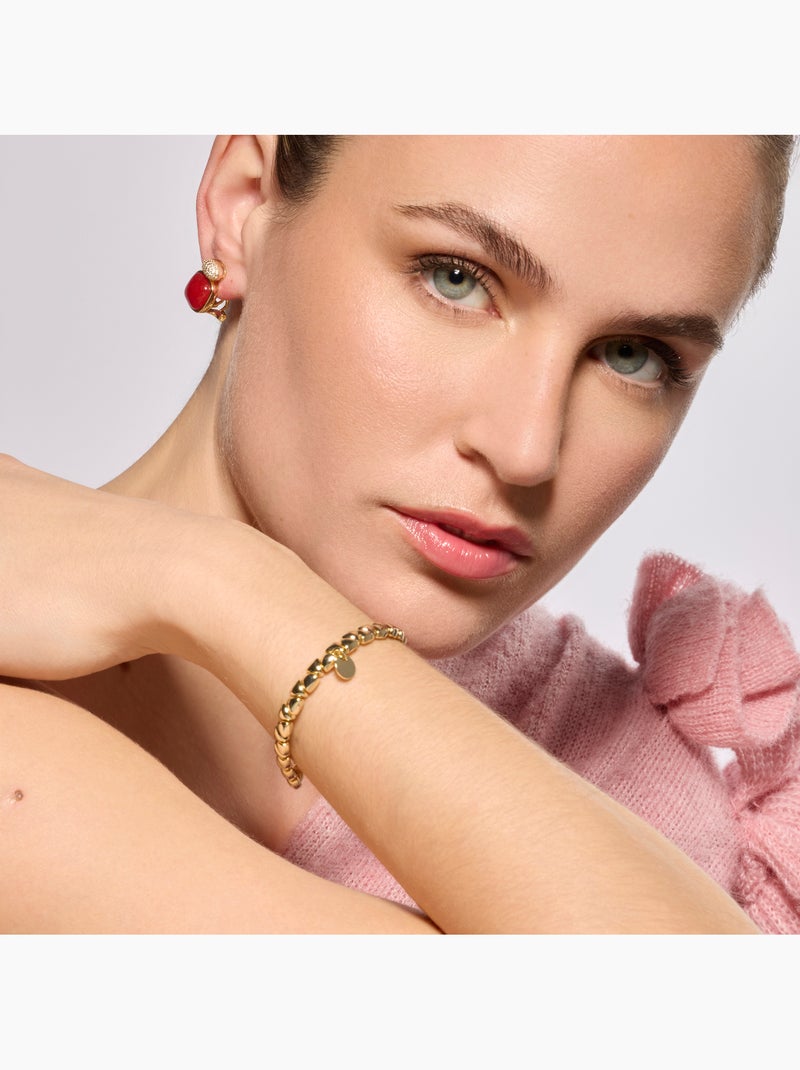 Bracelet Luxenter en argent sterling 925 et zircone brillante, finition or jaune 18 carats - Gaskel Argent - Kiabi