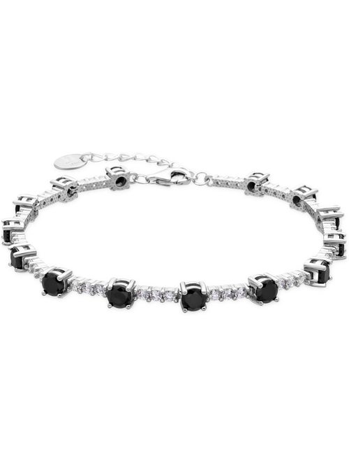 Bracelet Luxenter en argent sterling 925 et zircone onyx finition rhodium - Kirith - Kiabi Bracelet Luxenter en argent sterling 925 et zircone onyx finition rhodium - Kirith - Kiabi