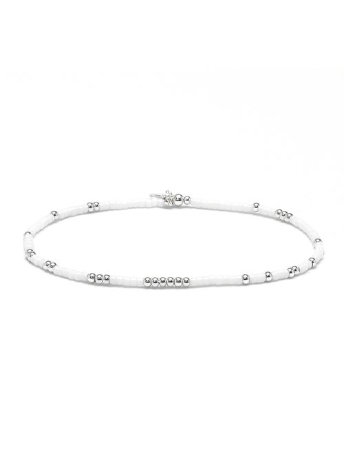 Bracelet Luxenter en cristal blanc, finition argent sterling 925 - Xanvi - Kiabi