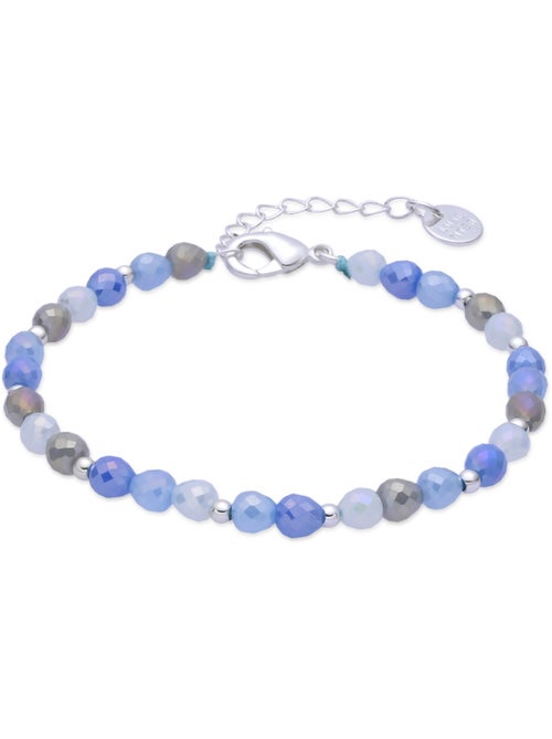 Bracelet Luxenter en cristal bleu avec finition rhodiée - Likdu - Kiabi
