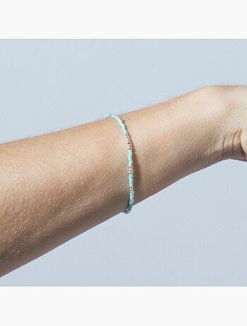 Bracelet Luxenter en cristal bleu, finition argent sterling 925 - Xanvi