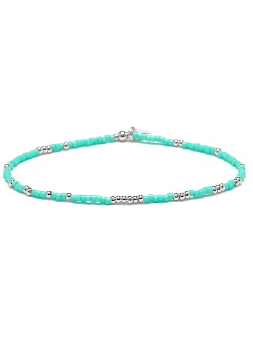 Bracelet Luxenter en cristal bleu, finition argent sterling 925 - Xanvi - Kiabi