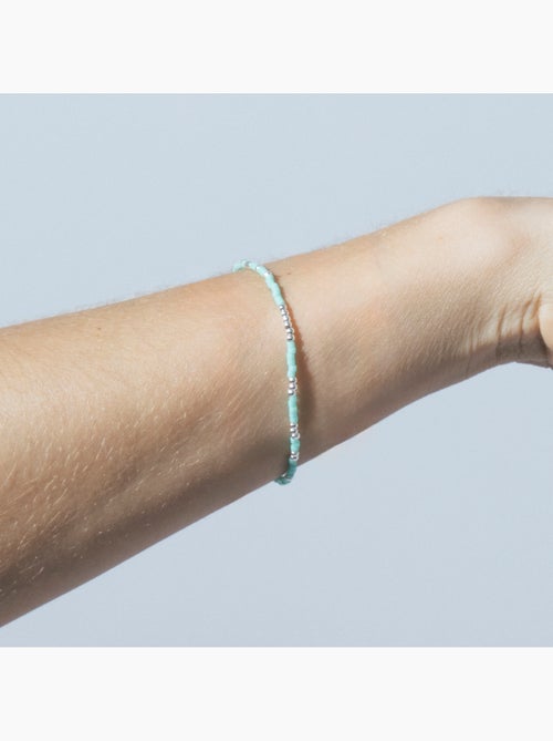 Bracelet Luxenter en cristal bleu, finition argent sterling 925 - Xanvi - Kiabi