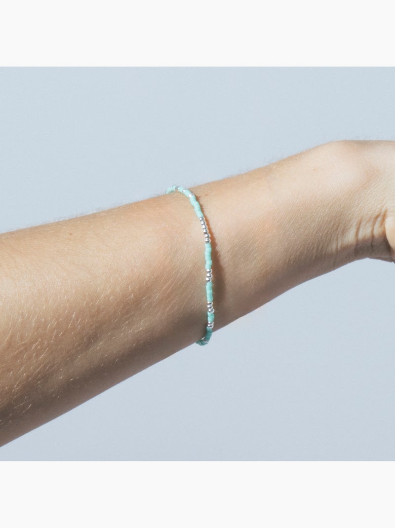 Bracelet Luxenter en cristal bleu, finition argent sterling 925 - Xanvi Bleu - Kiabi