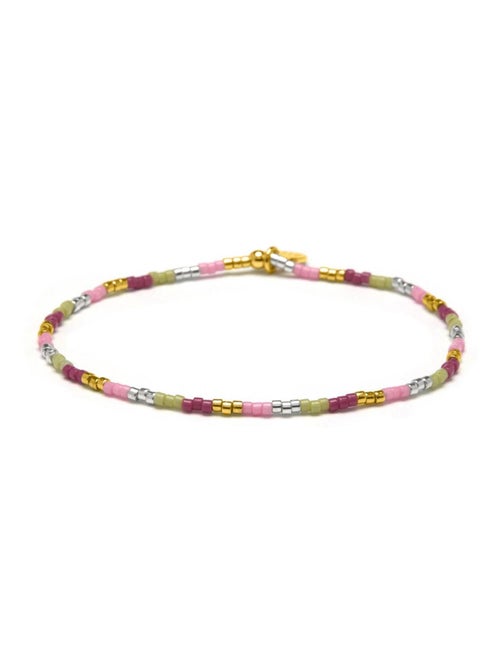 Bracelet Luxenter en cristal multicolore, finition or jaune 18 carats - Limcus - Kiabi