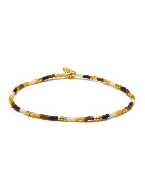 Bracelet Luxenter en cristal multicolore, finition or jaune 18 carats - Xanvi - Kiabi