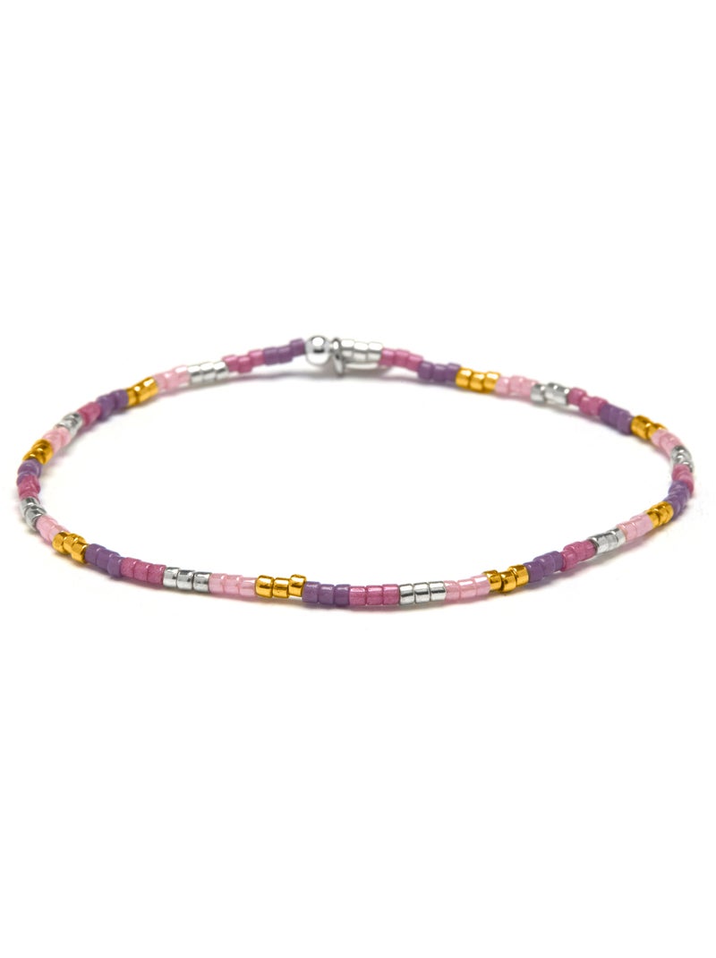 Bracelet Luxenter en cristal multicolore, finition or jaune 18k - Faxo Multicolore - Kiabi