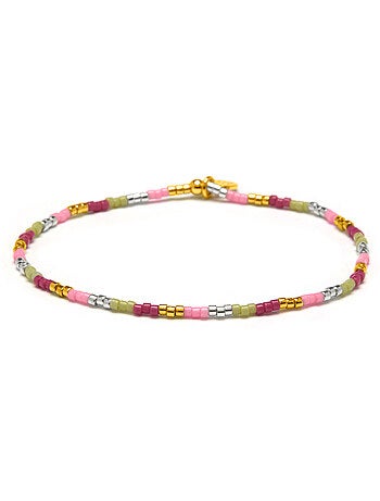 Bracelet Luxenter en cristal multicolore, finition or jaune 18k - Limcus