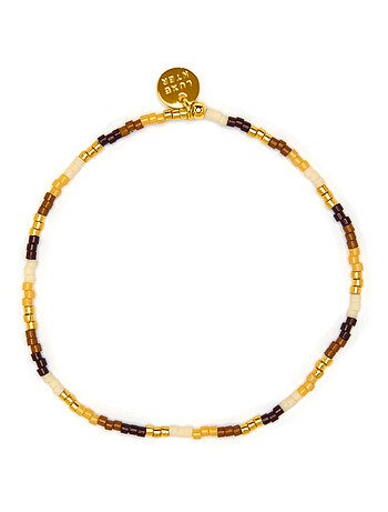 Bracelet Luxenter en cristal multicolore, finition or jaune 18k - Xanvi