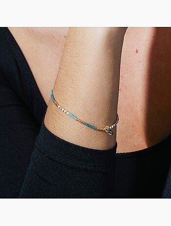 Bracelet Luxenter en cristal multicolore, finition or jaune 18k – Sisak