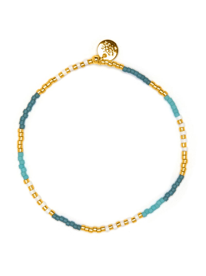 Bracelet Luxenter en cristal multicolore, finition or jaune 18k – Sisak Multicolore - Kiabi