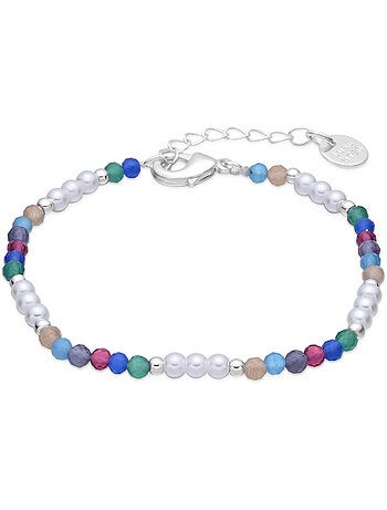 Bracelet Luxenter en cristal multicolore finition rhodium - Sury