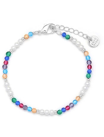Bracelet Luxenter en cristal multicolore finition rhodium - Sury