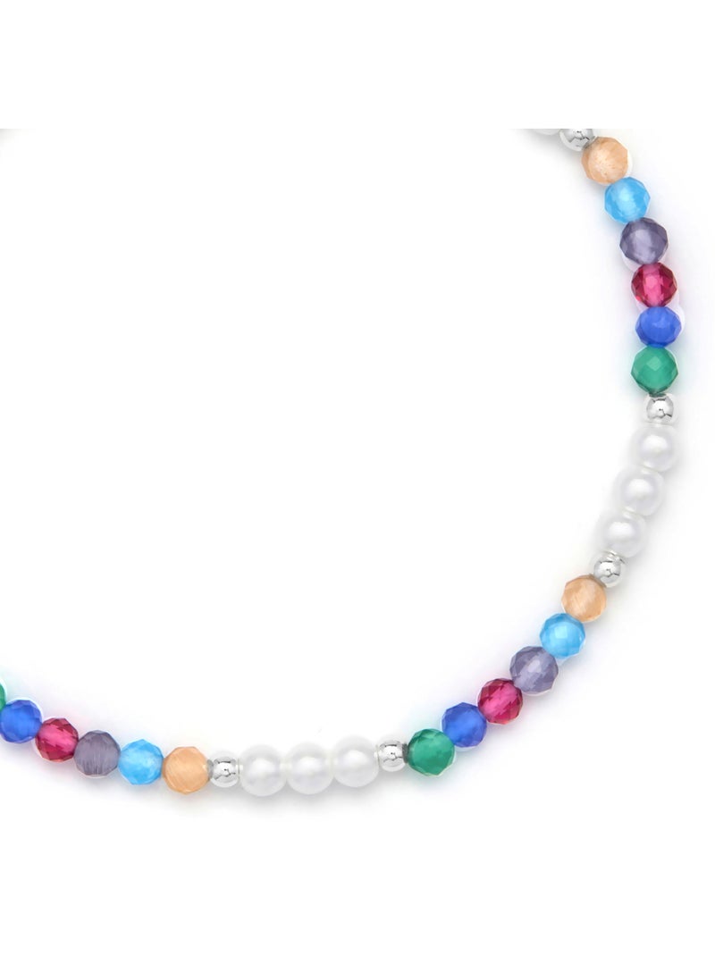Bracelet Luxenter en cristal multicolore finition rhodium - Sury Multicolore - Kiabi