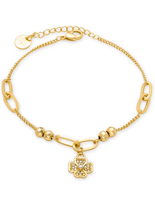 Bracelet Luxenter en zircone brillante, finition or jaune 18 carats - Wilya - Kiabi Bracelet Luxenter en zircone brillante, finition or jaune 18 carats - Wilya - Kiabi