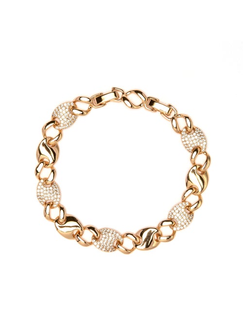 Bracelet Luxenter en zircone brillante finition or jaune 18k - Losra - Kiabi Bracelet Luxenter en zircone brillante finition or jaune 18k - Losra - Kiabi