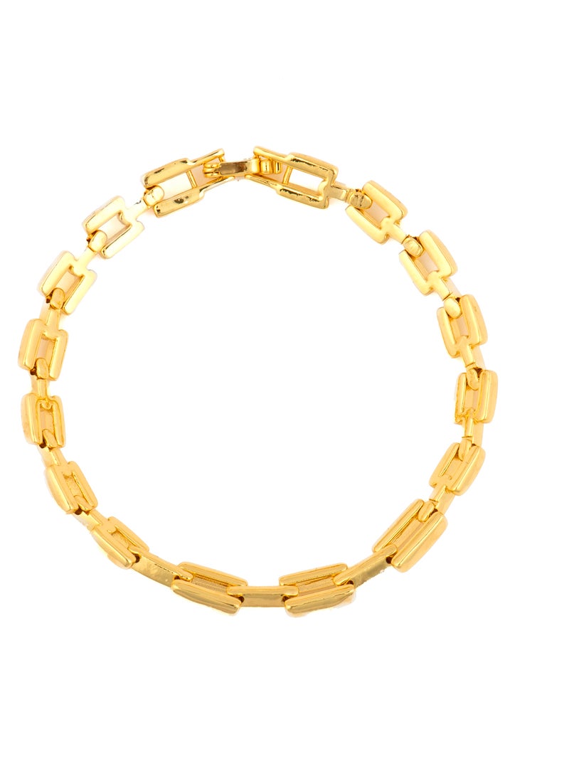 Bracelet Luxenter et plaqué or 18k - Figor Jaune - Kiabi