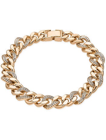 Bracelet Luxenter et plaqué or 18k et Zirconium brillant - Sarva
