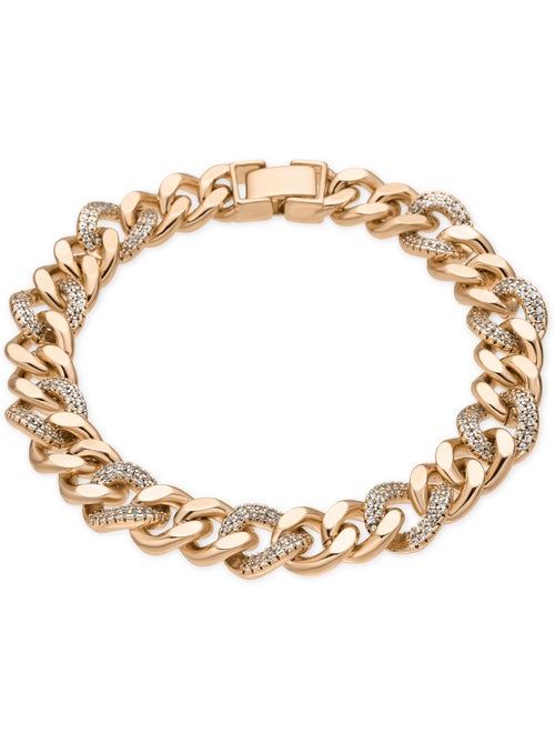 Bracelet Luxenter et plaqué or 18k et Zirconium brillant - Sarva - Kiabi
