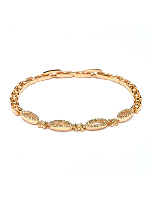 Bracelet Luxenter et plaqué or 18k finition zirconia brillant - Velself - Kiabi Bracelet Luxenter et plaqué or 18k finition zirconia brillant - Velself - Kiabi
