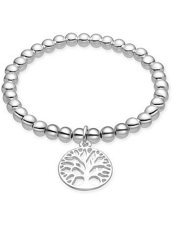 Bracelet Luxenter fini en rhodium - Ansy