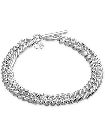 Bracelet Luxenter fini en rhodium - Delsa