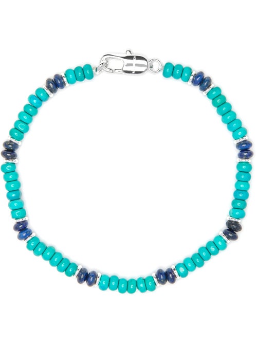 Bracelet Luxenter finition argent et turquoise - Ipola - Kiabi