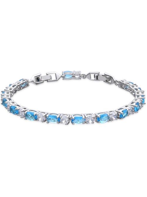Bracelet Luxenter finition argent et zircone aquamarine - Libsi - Kiabi Bracelet Luxenter finition argent et zircone aquamarine - Libsi - Kiabi