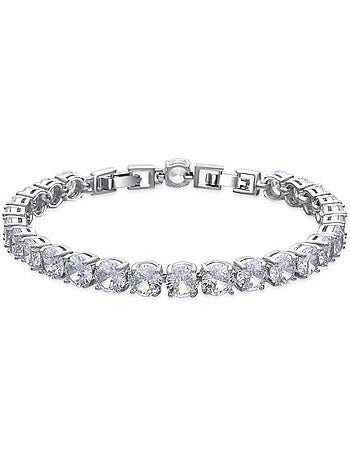 Bracelet Luxenter finition argent et zircone brillante - Ginsi