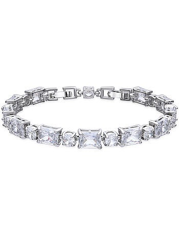 Bracelet Luxenter finition argent et zircone brillante - Ilas